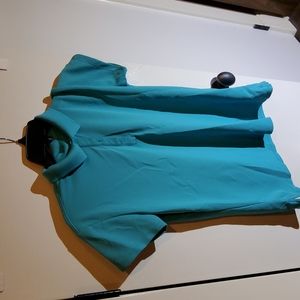 Ladies Columbia Polo, Teal, Large